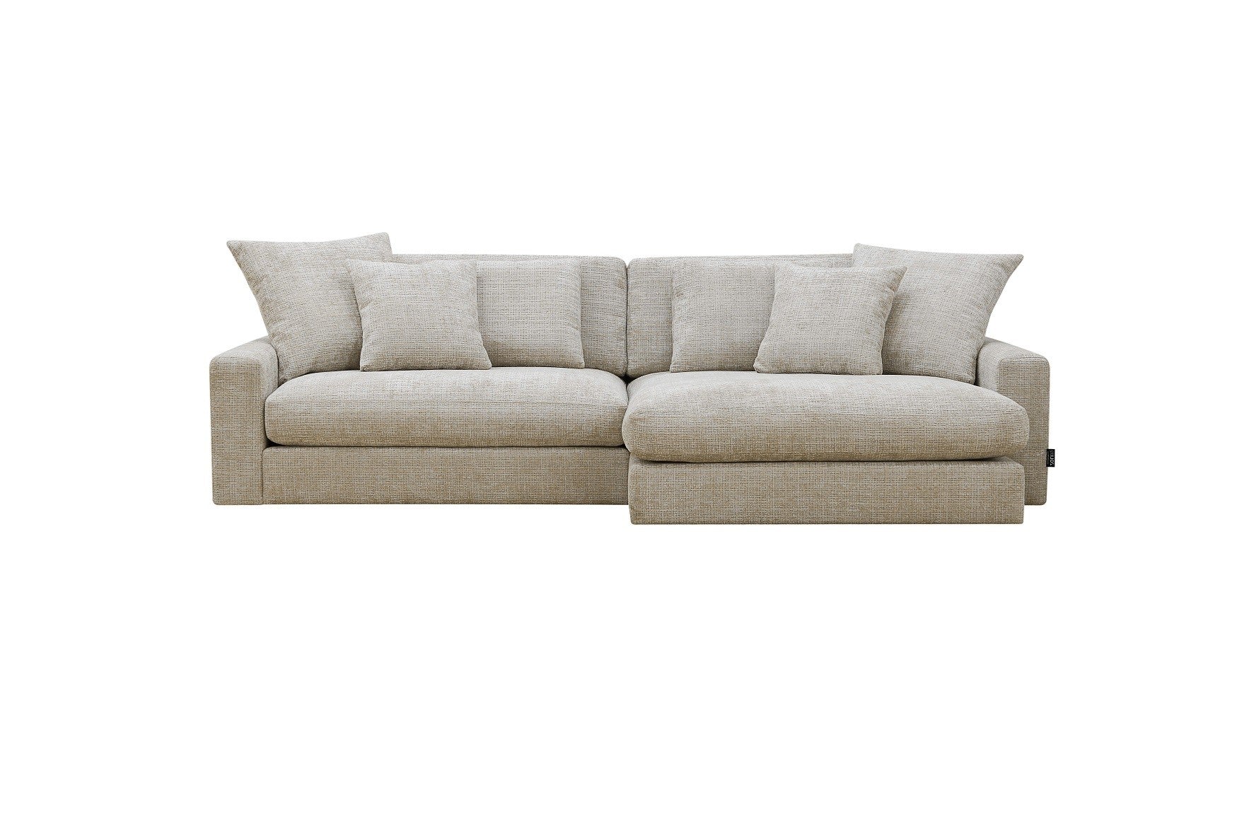 Canapé angle velours réversible  tissu doux - VITO - Image 35