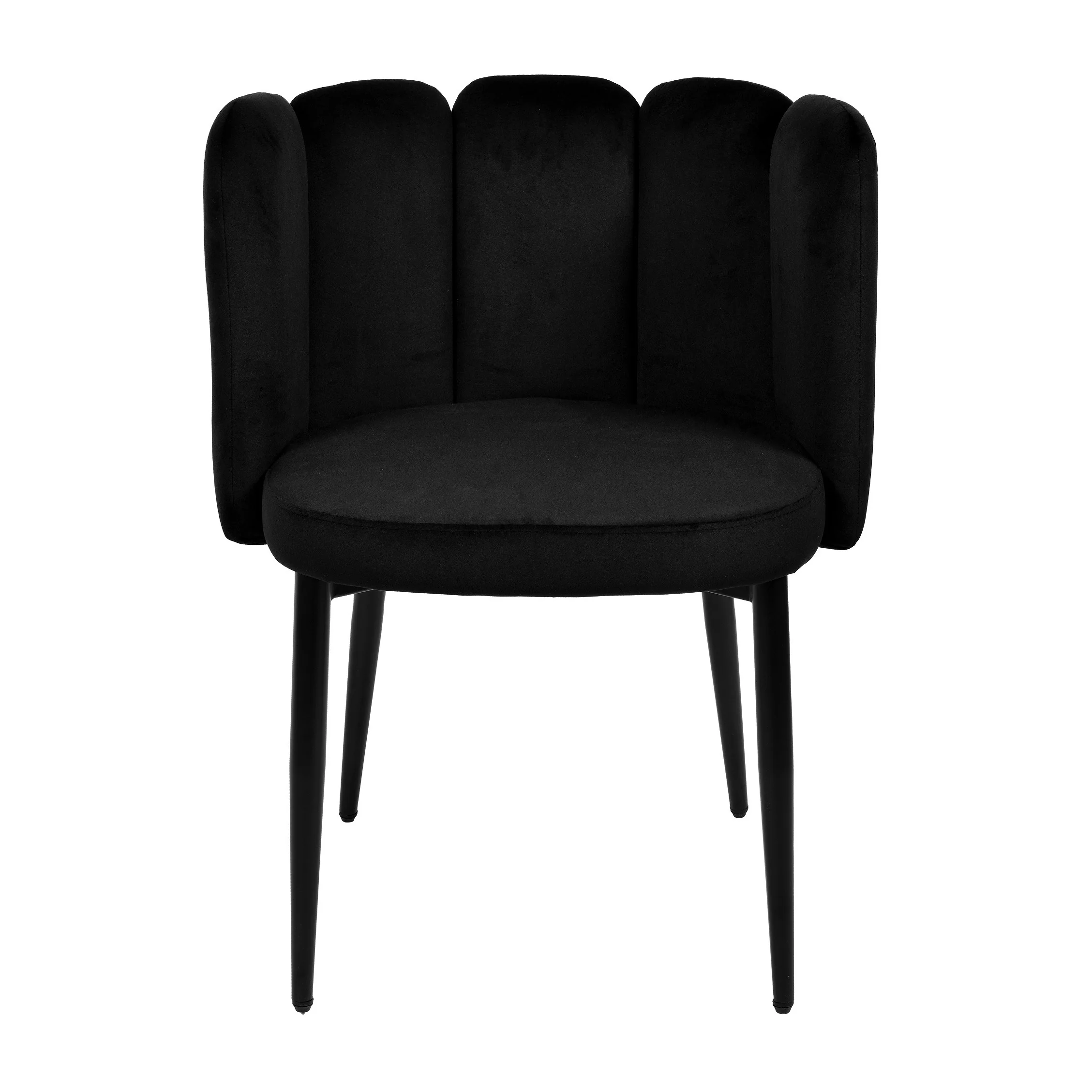 Chaise coquillage en velours anti tâche - CONNOR - Image 13