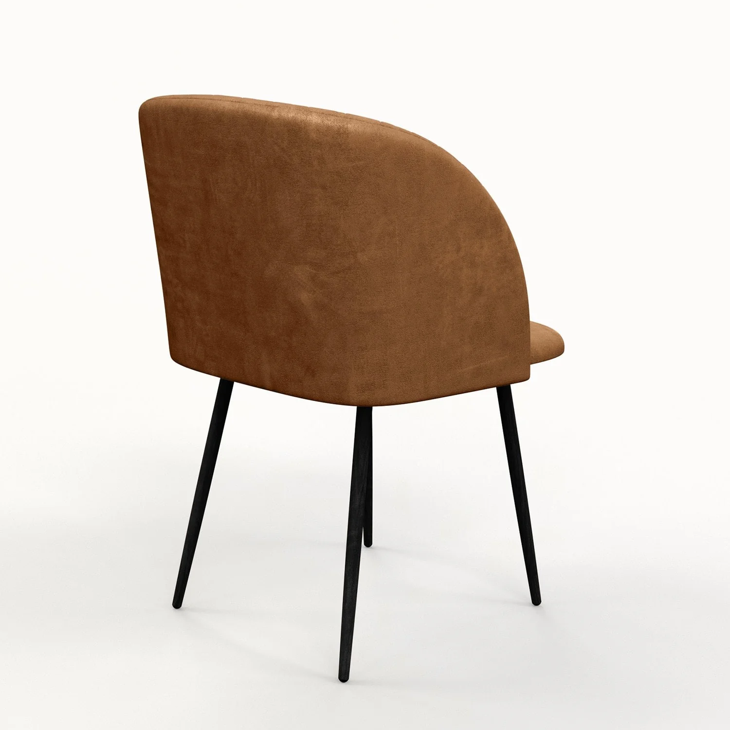 Chaise de salle à manger capitonnée tissu anti-tache-HESTER - Image 10
