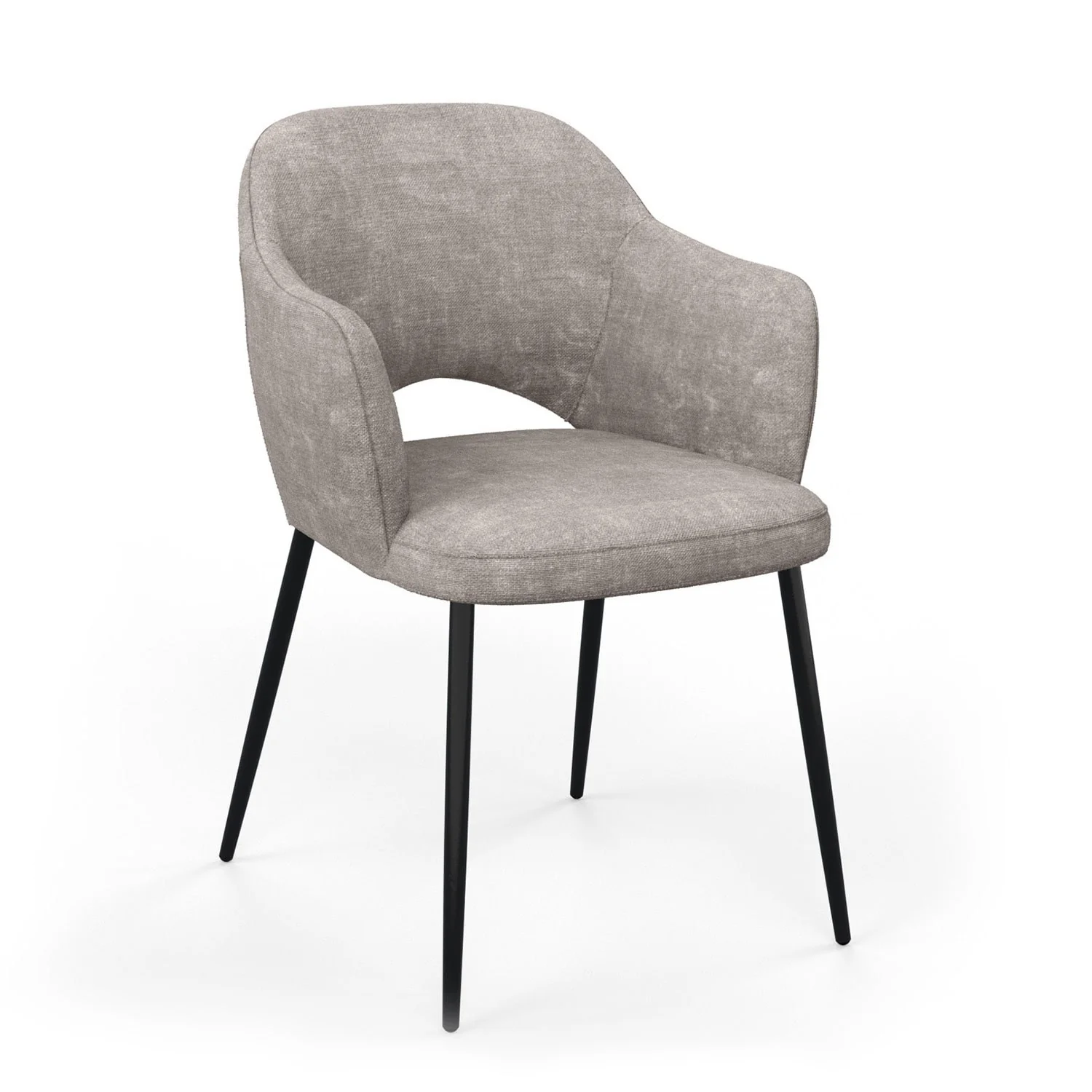 Chaise en tissu, 58x63,5xH80cm - MILLIE - Image 28