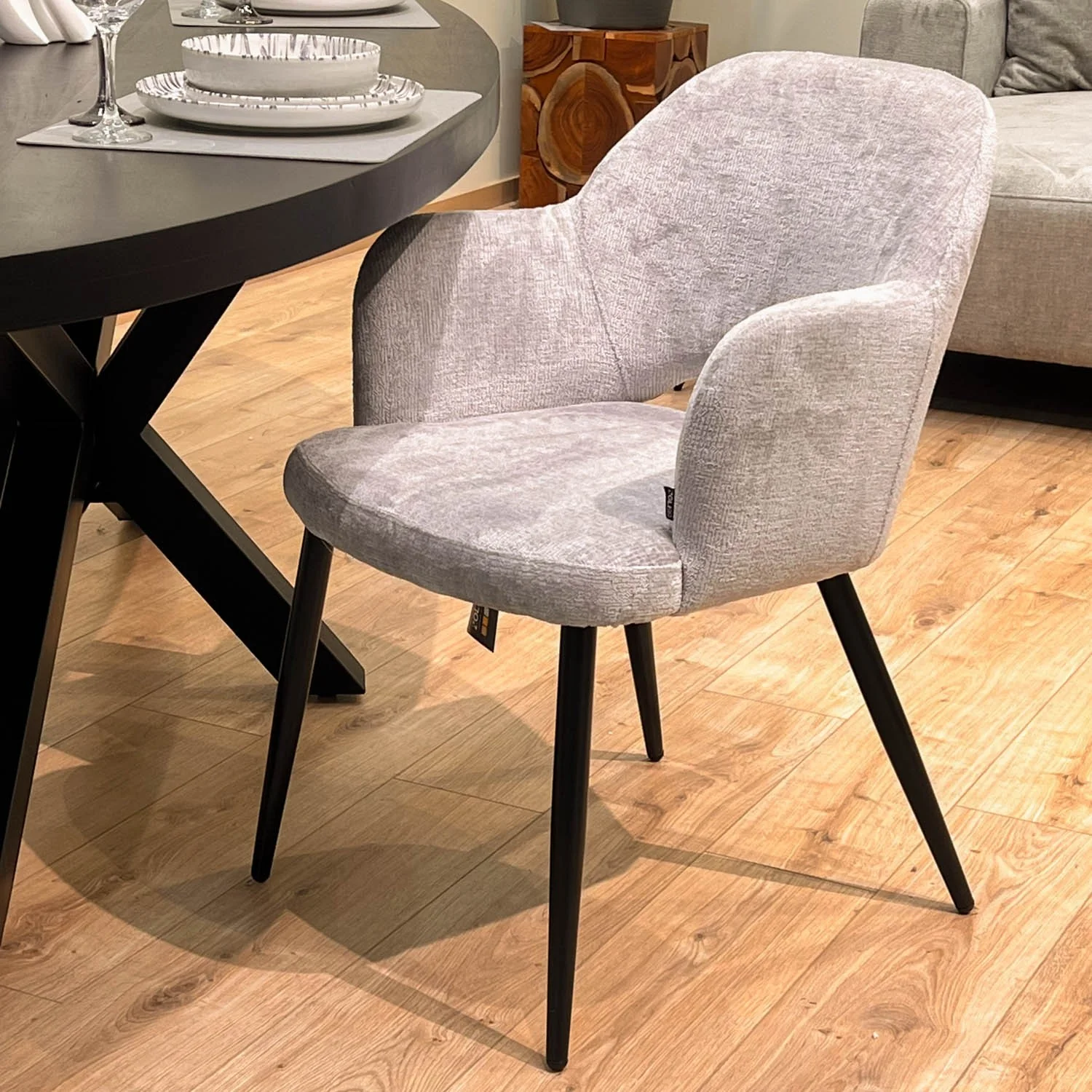 Chaise en tissu, 58x63,5xH80cm - MILLIE - Image 37