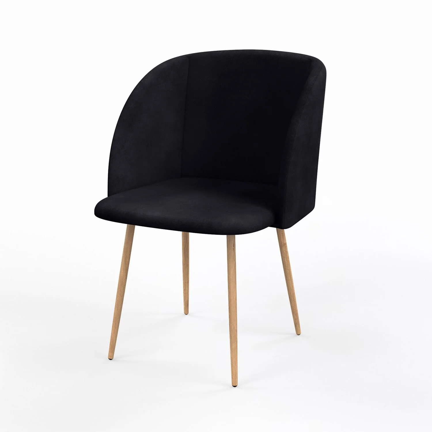 Chaise en velours, 55,5x60xH83 cm - YPOS - Image 10