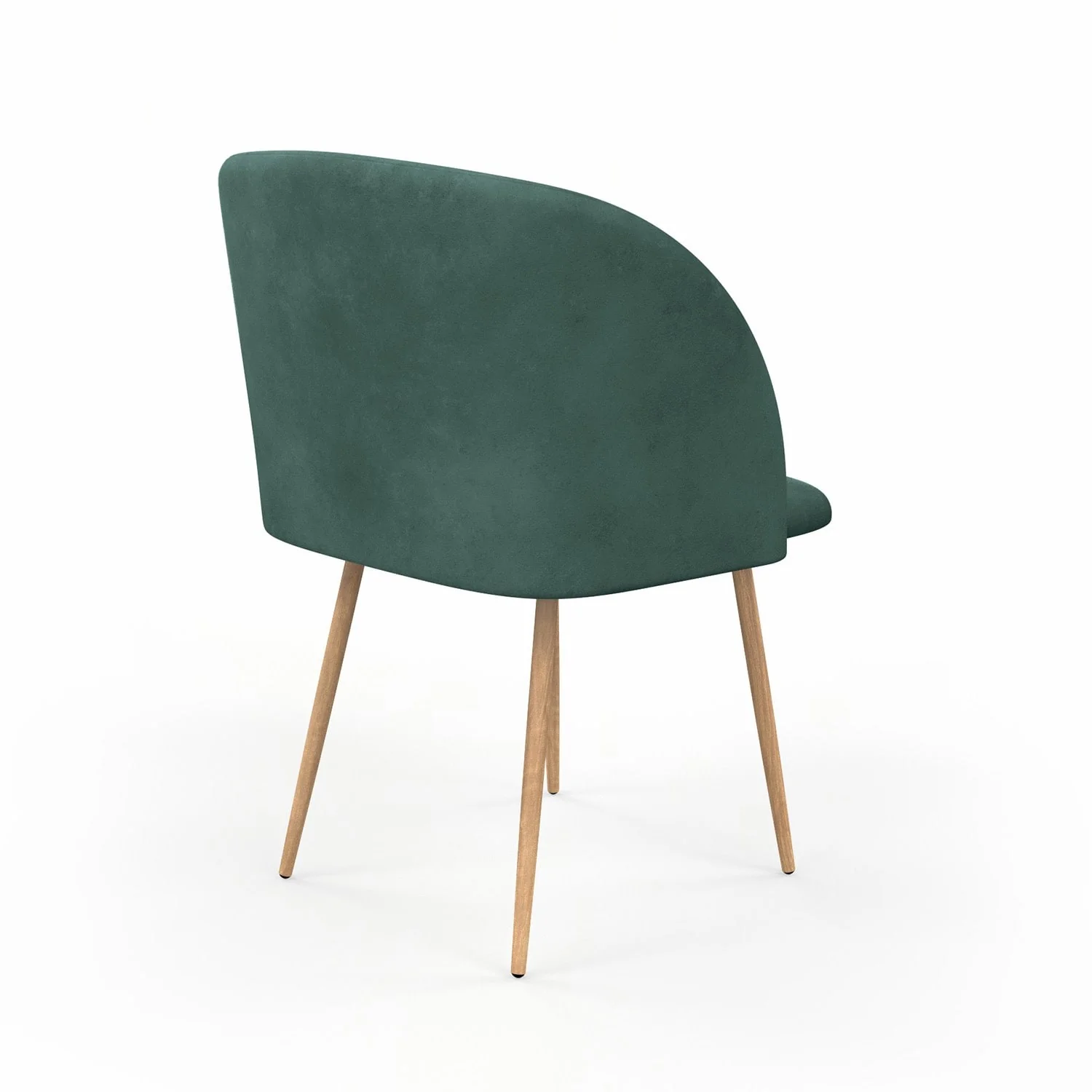 Chaise en velours, 55,5x60xH83 cm - YPOS - Image 19