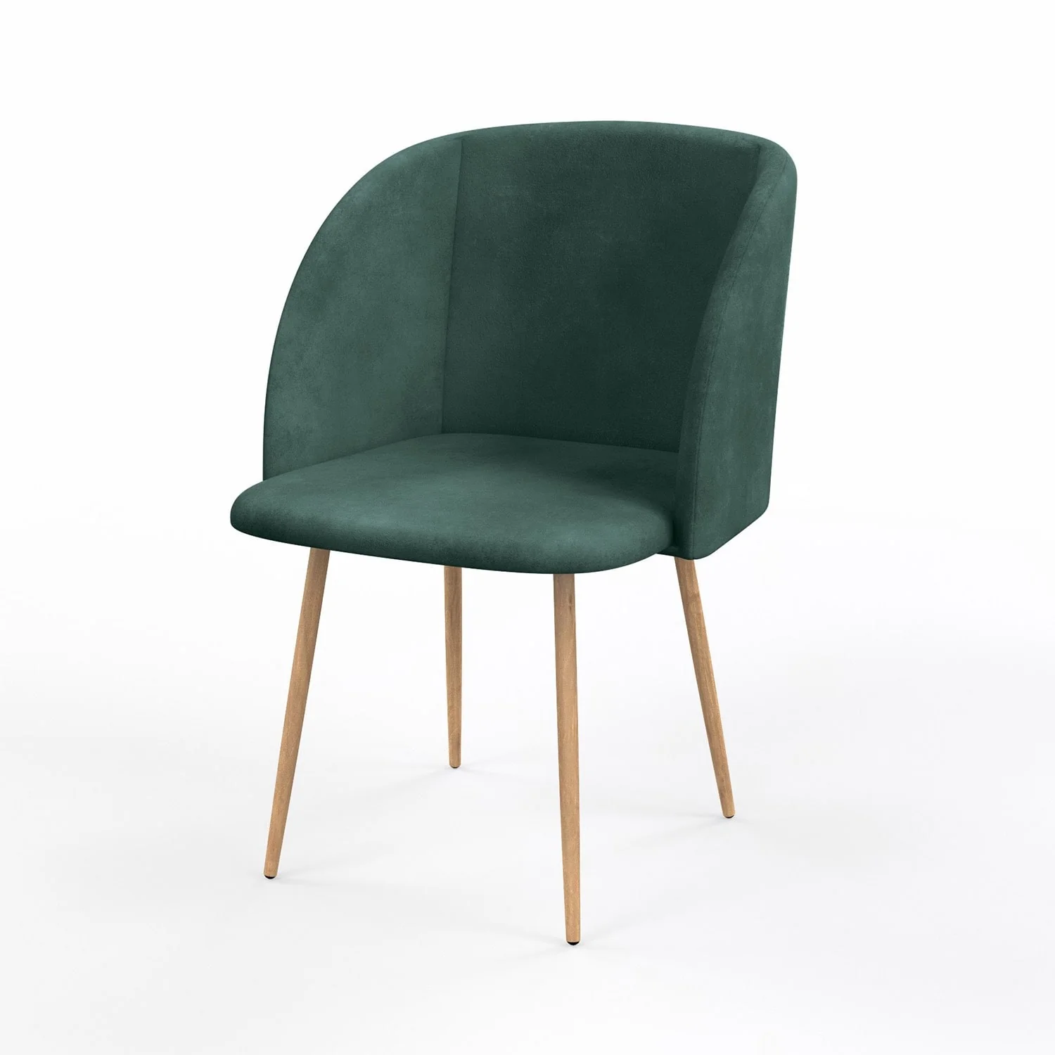 Chaise en velours, 55,5x60xH83 cm - YPOS - Image 22