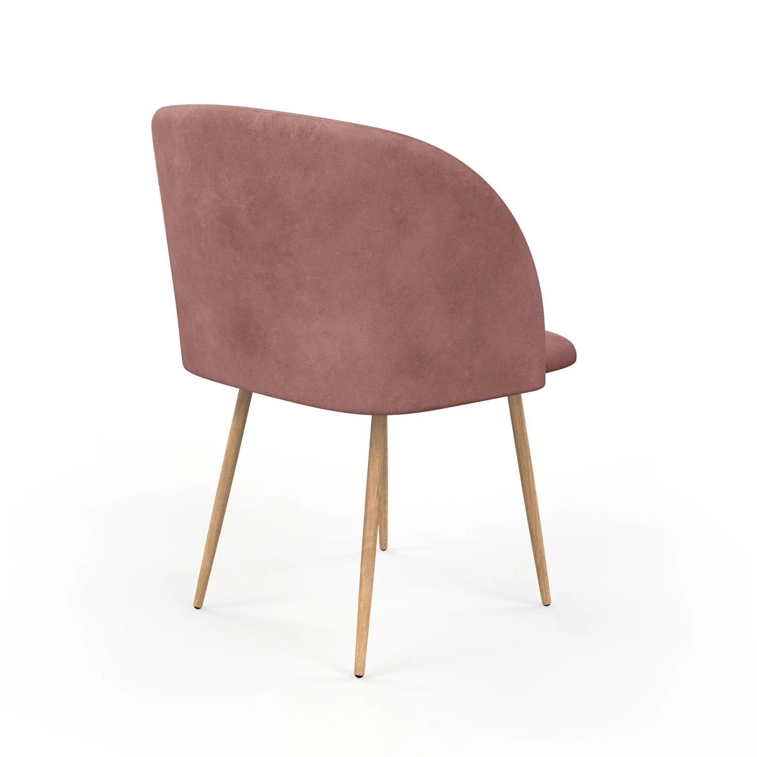 Chaise en velours, 55,5x60xH83 cm - YPOS - Image 37