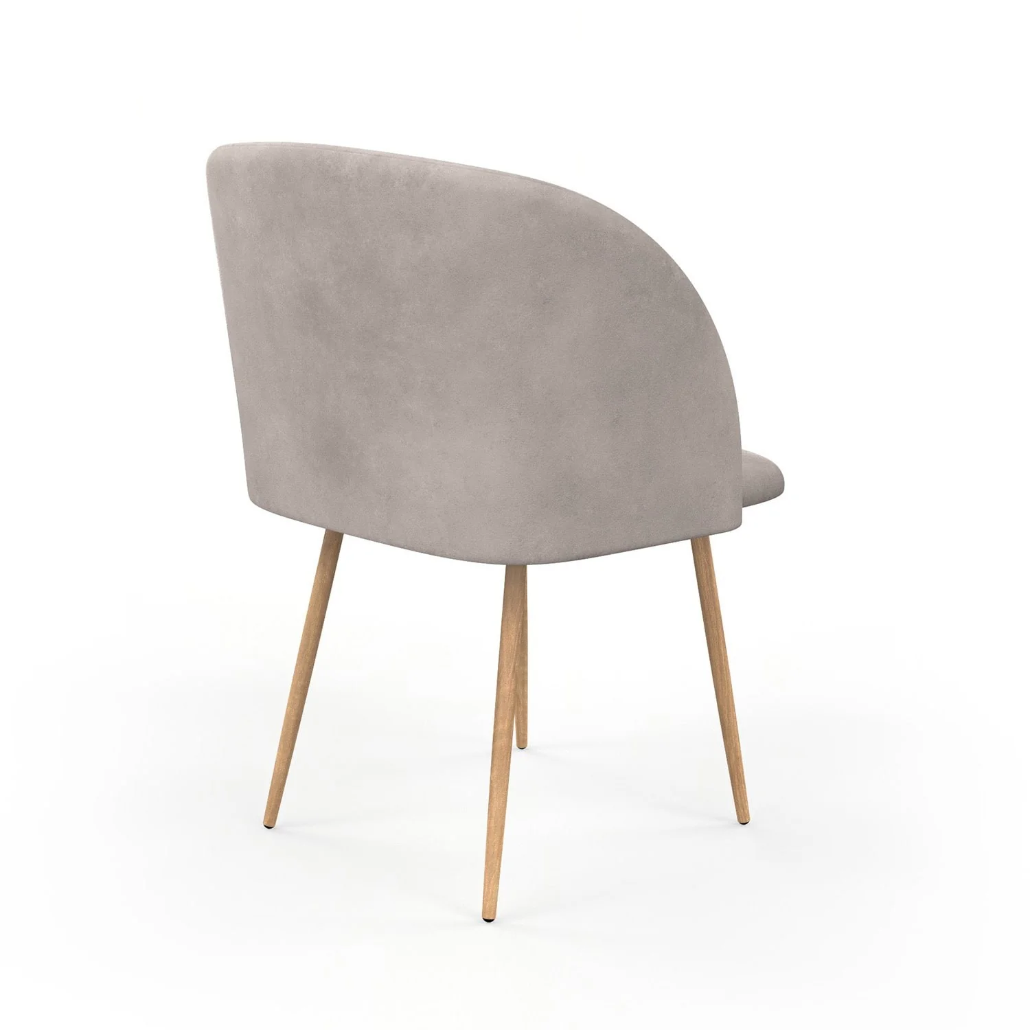 Chaise en velours, 55,5x60xH83 cm - YPOS - Image 43