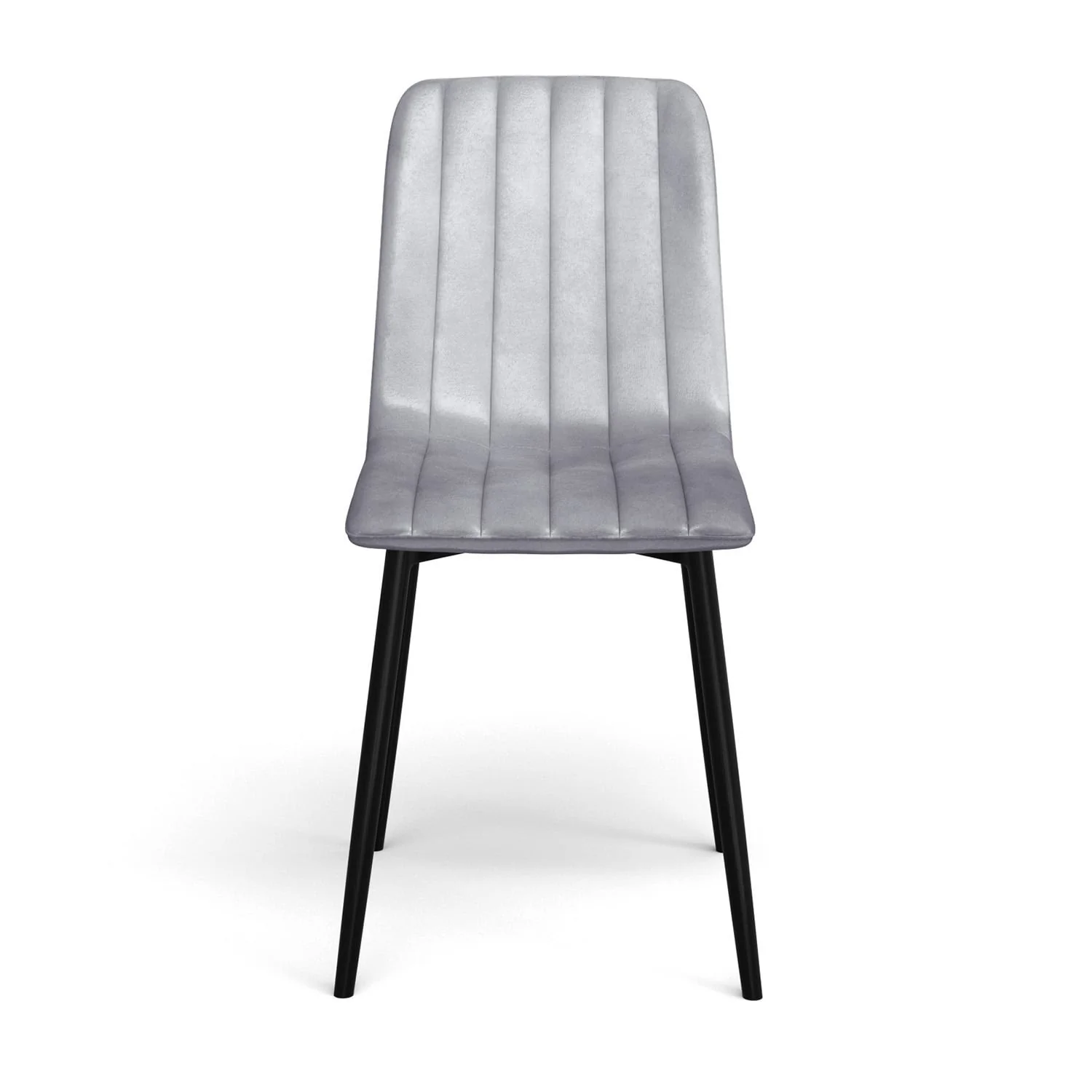 Chaise en velours anti tache rembourrée, 43x53xH91cm-DORIA - Image 26