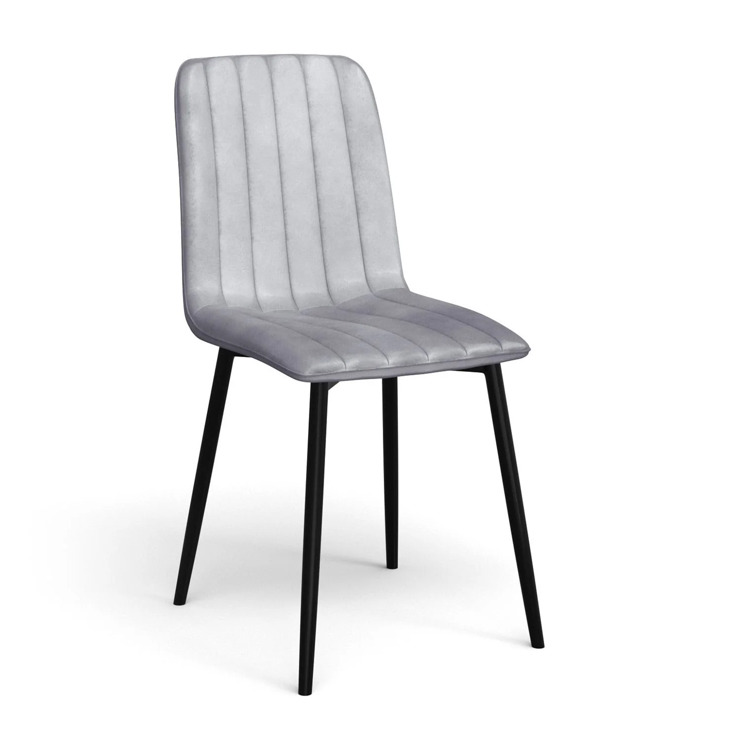 Chaise en velours anti tache rembourrée, 43x53xH91cm-DORIA - Image 27
