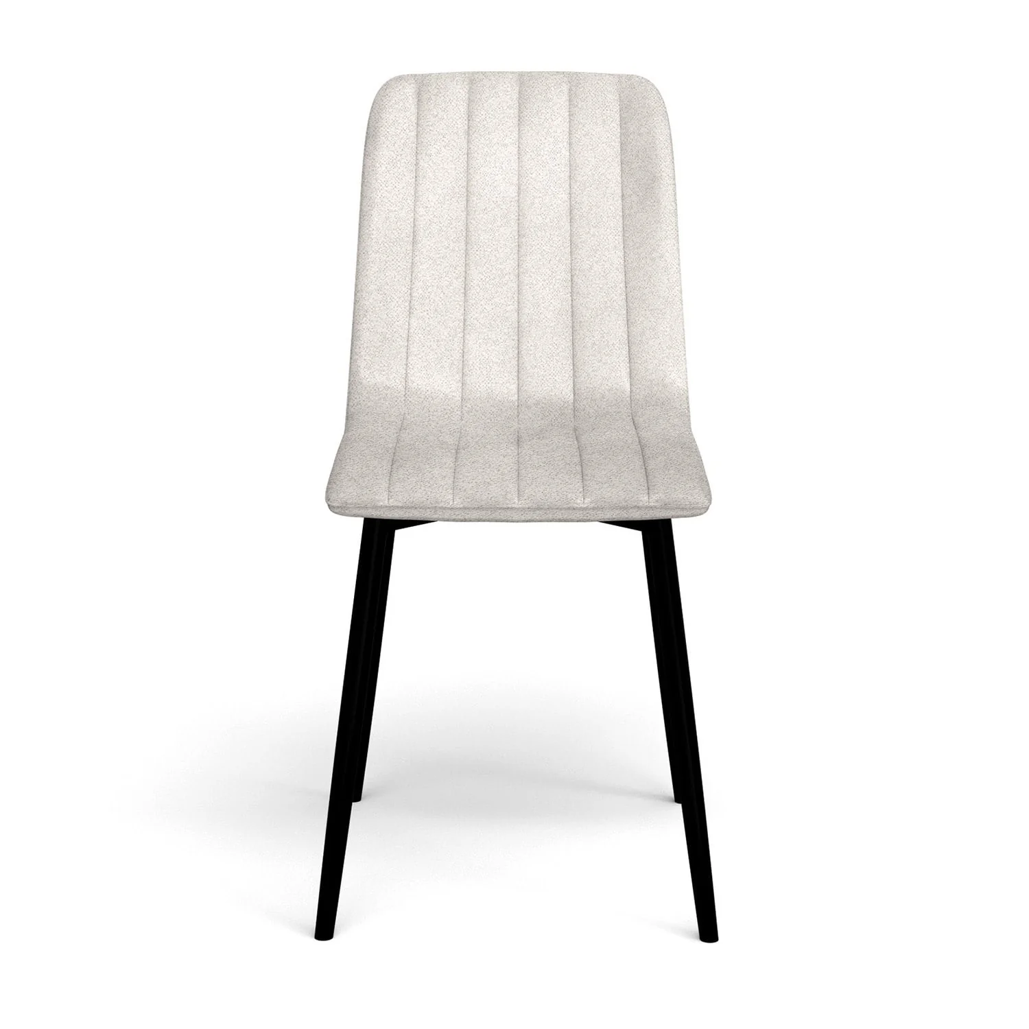 Chaise en velours anti tache rembourrée, 43x53xH91cm-DORIA - Image 8