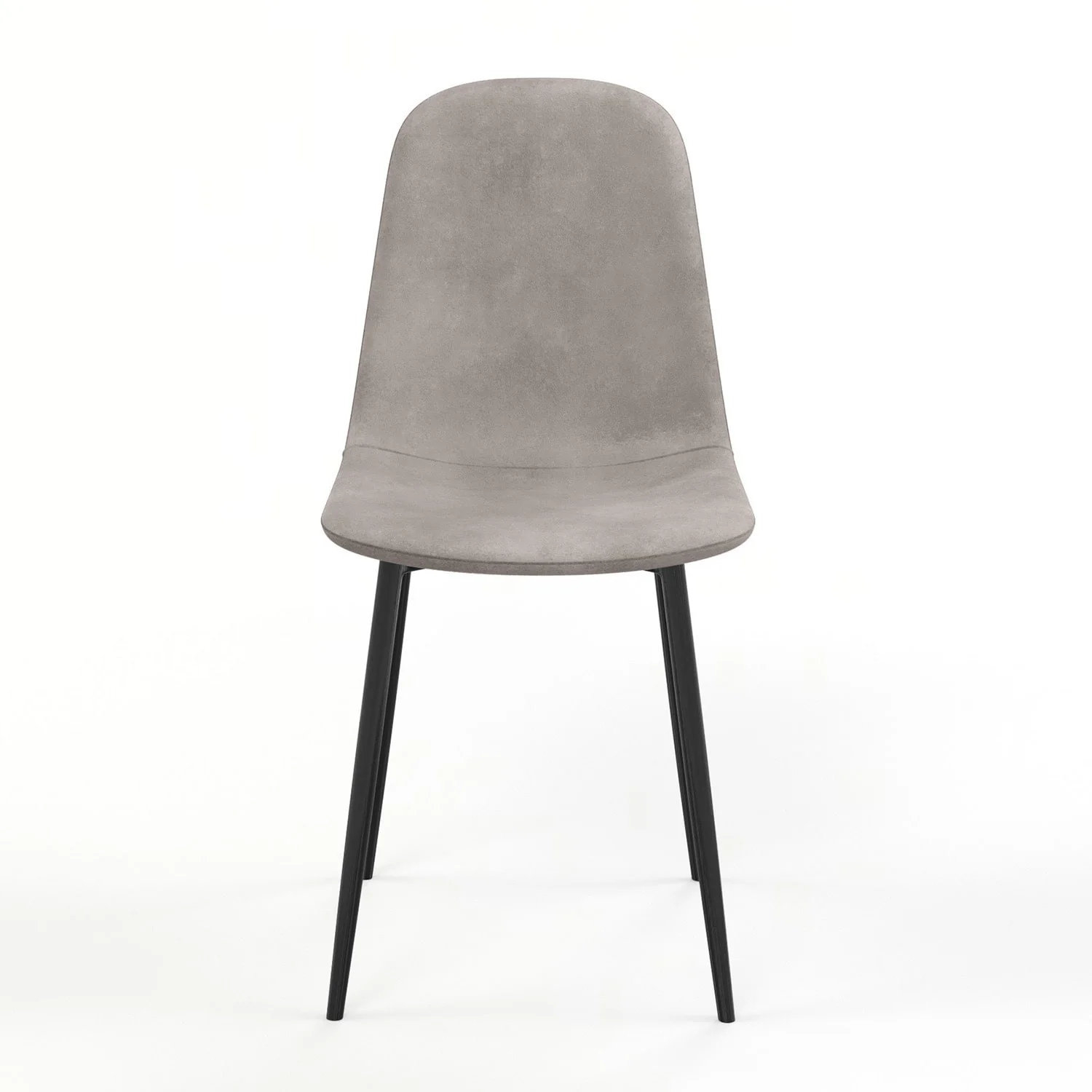 Chaise KLARY style scandinave en velours, pieds noirs - Image 27