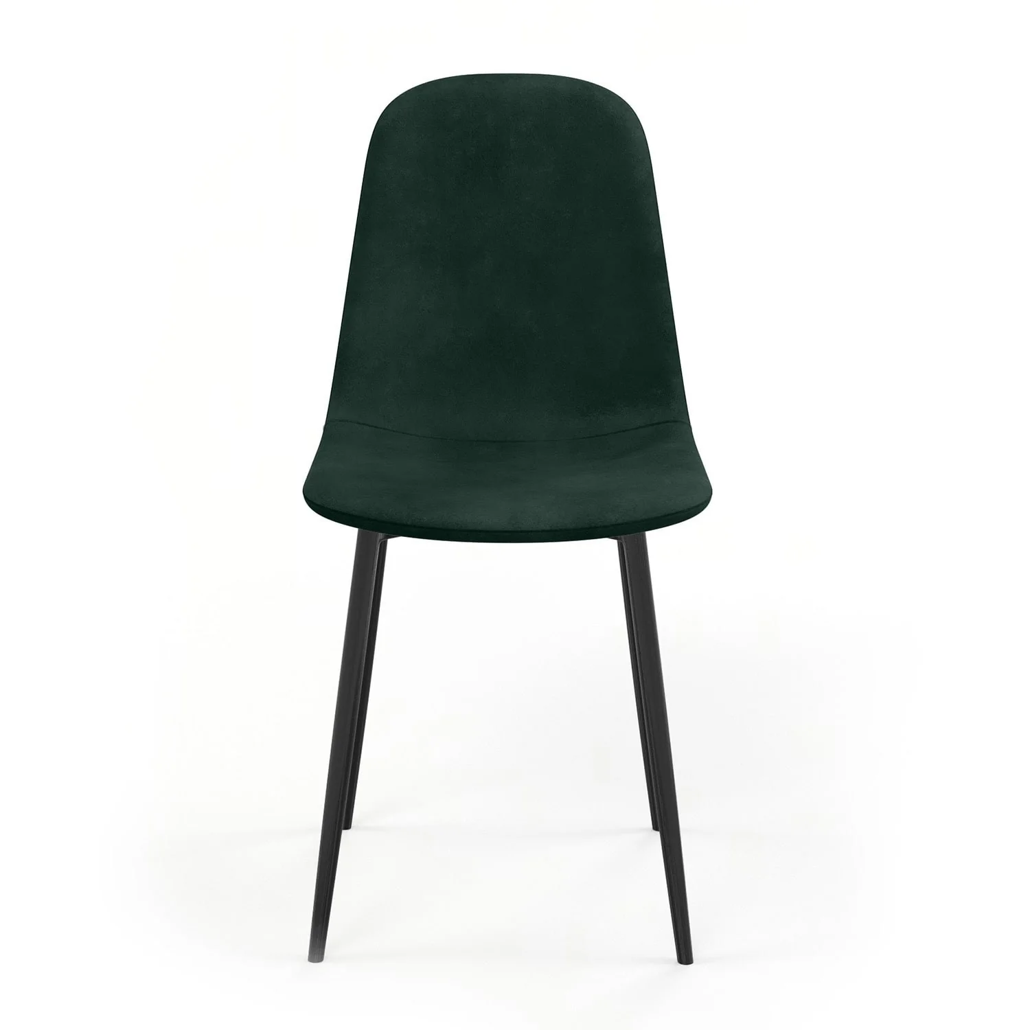 Chaise KLARY style scandinave en velours, pieds noirs - Image 31