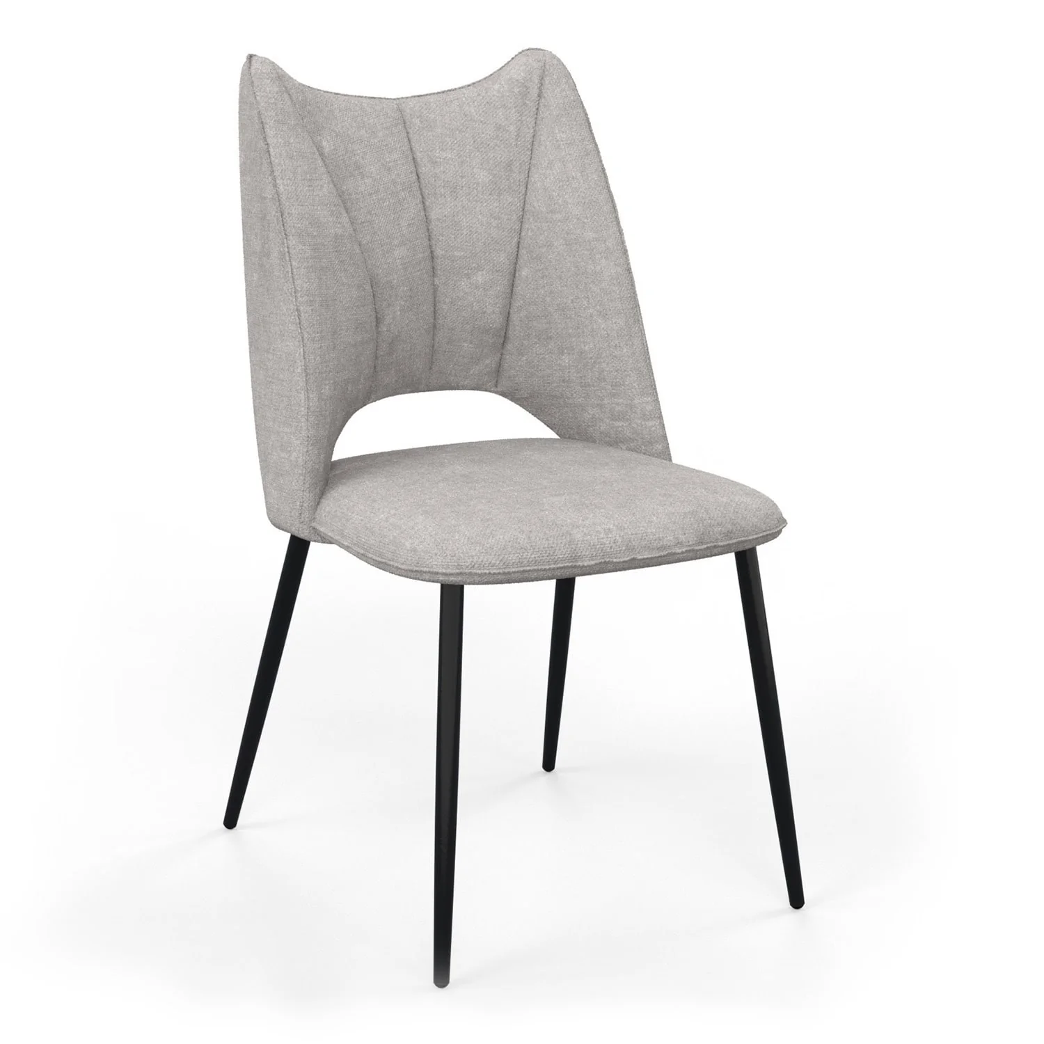 Chaise orthopédique en tissu, 51,5x60xH95,5cm - MADDY - Image 11