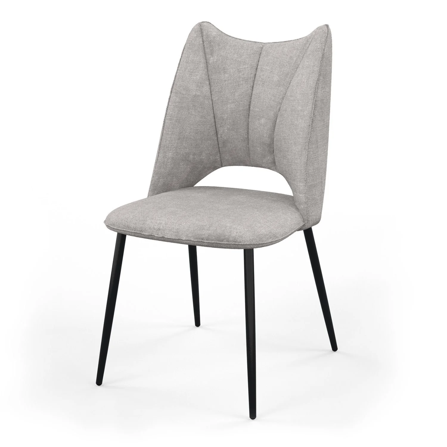 Chaise orthopédique en tissu, 51,5x60xH95,5cm - MADDY - Image 13