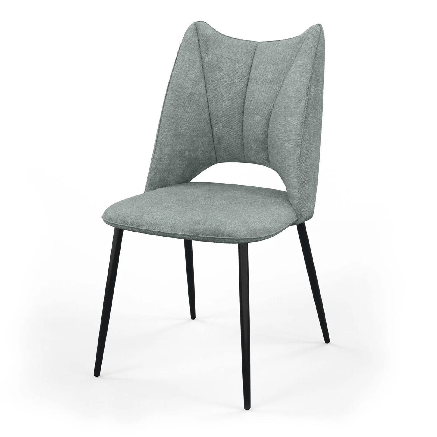 Chaise orthopédique en tissu, 51,5x60xH95,5cm - MADDY - Image 19