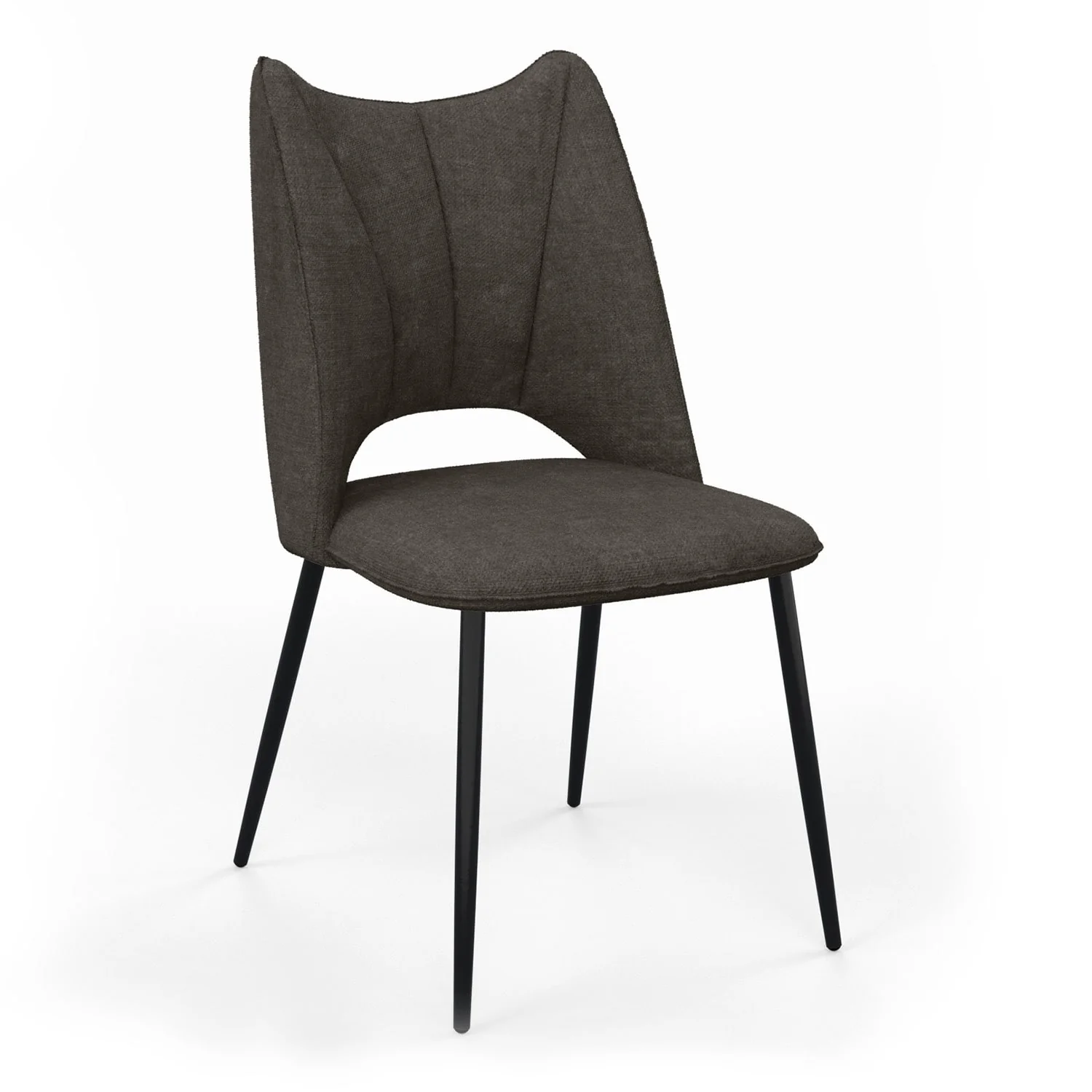 Chaise orthopédique en tissu, 51,5x60xH95,5cm - MADDY - Image 23
