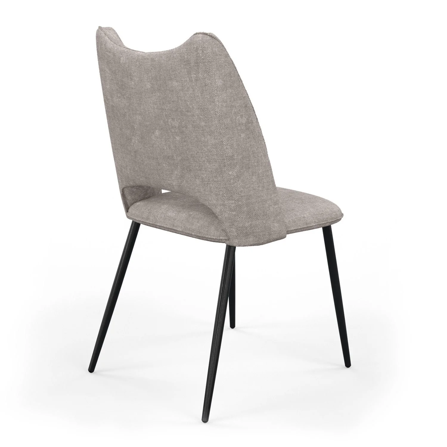 Chaise orthopédique en tissu, 51,5x60xH95,5cm - MADDY - Image 4