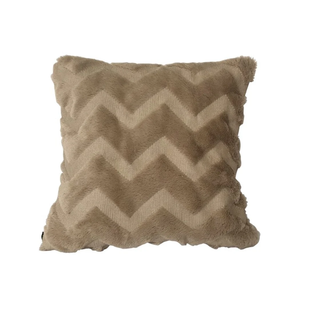 Coussin en peluche avec design en W, 43x43 cm, 400g - Image 6