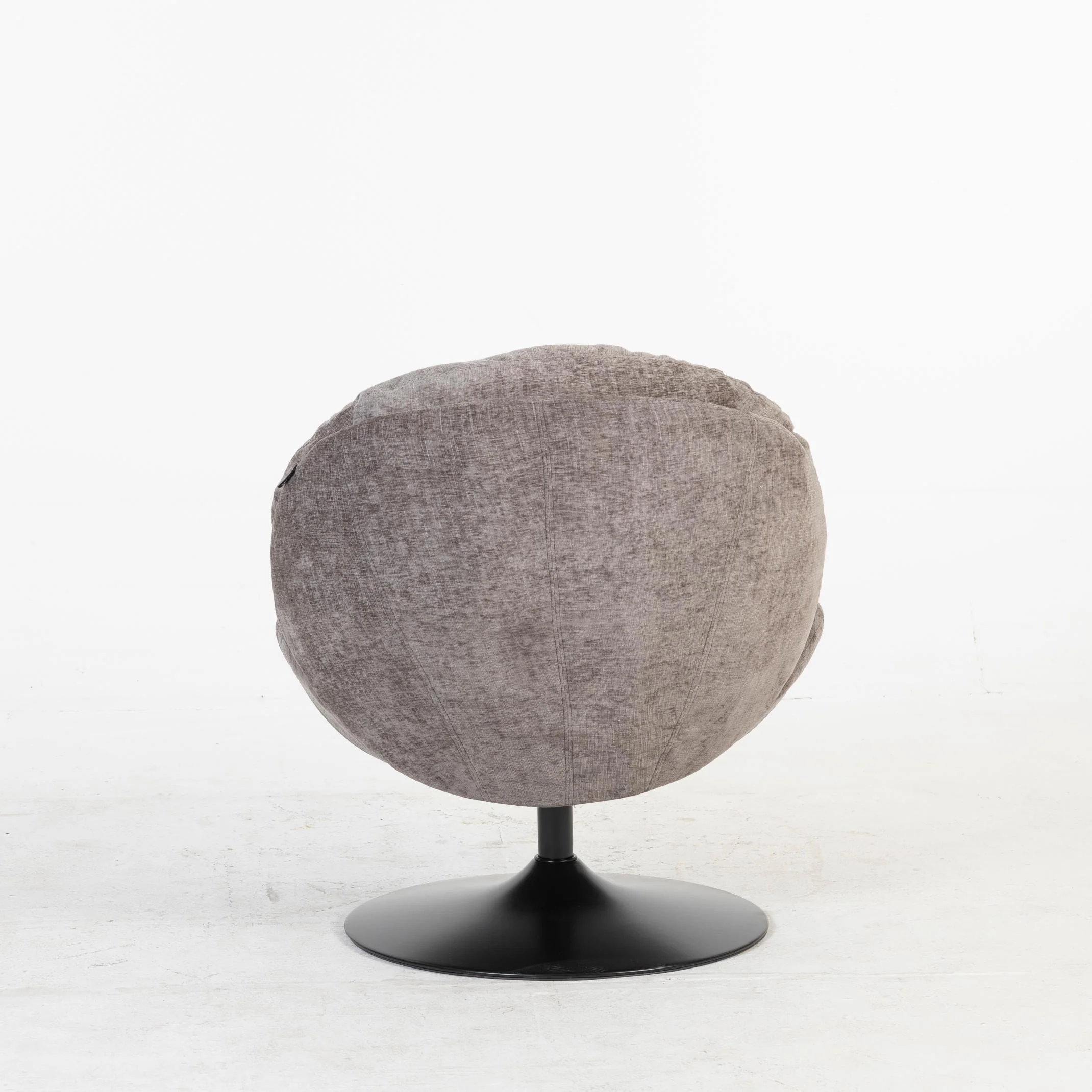 Milo Fauteuil rond design pivotant en tissu haute qualité, 85x70xH89CM - Image 6
