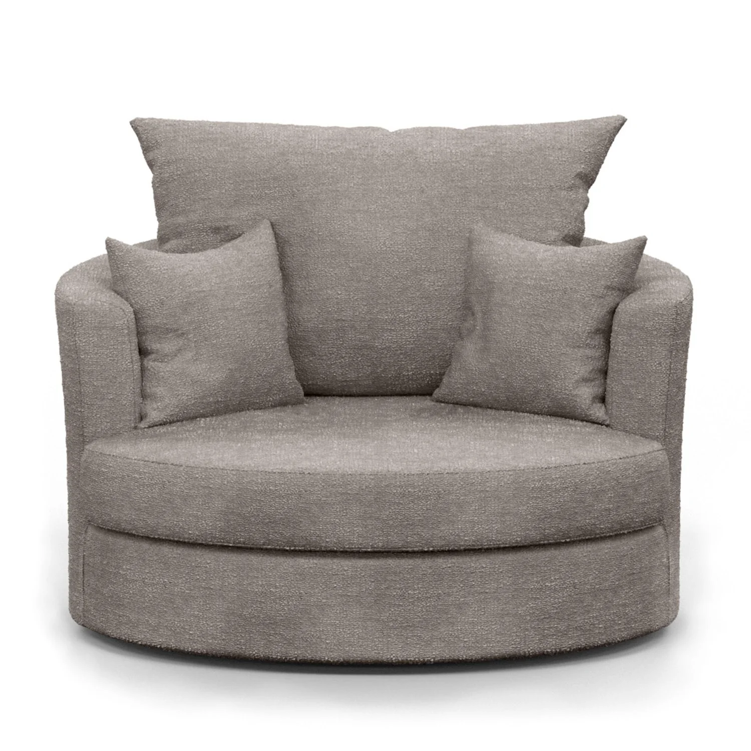 Fauteuil pivotant en velours, D113xH94CM - OLIVIA - Image 17