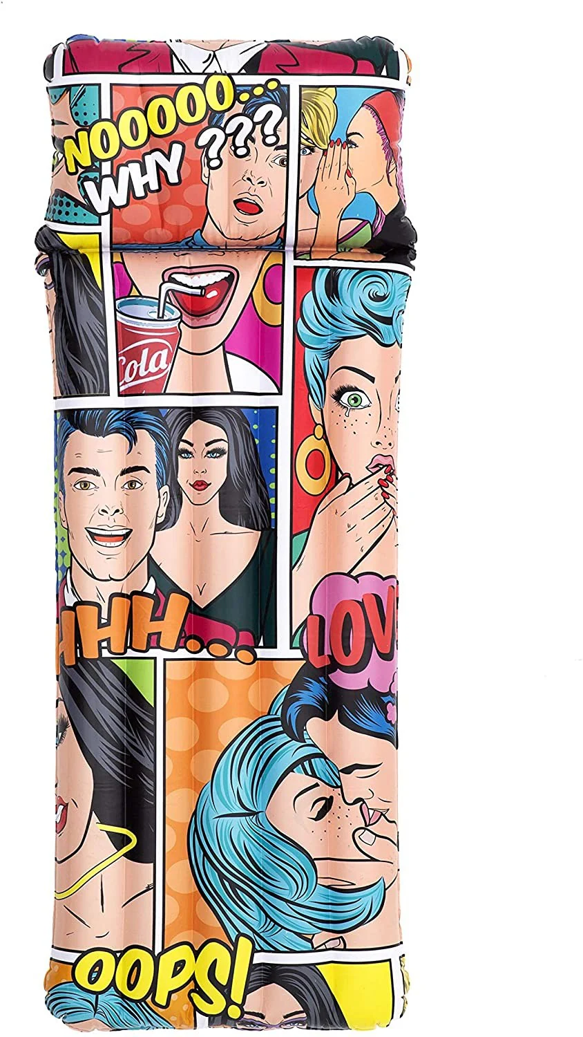 Matelas gonflable pop art 183x71 cm - Image 3