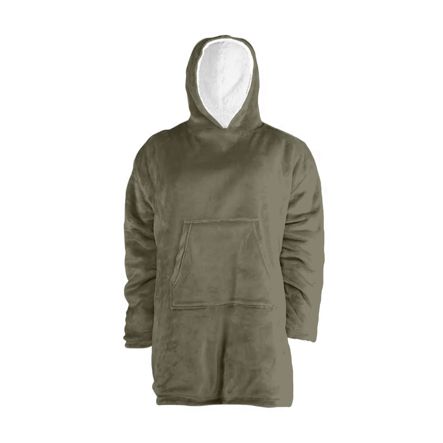 Plaid poncho adulte en fourrure double face, 90x75 CM - Image 10