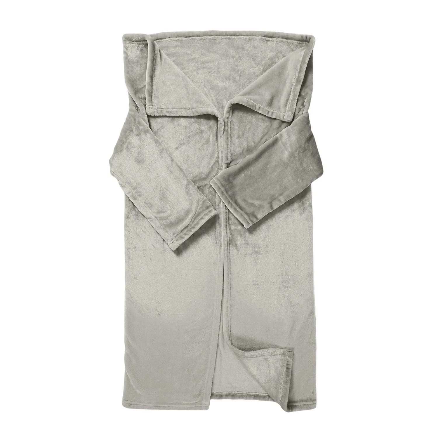 Plaid poncho adulte en fourrure double face, 90x75 CM - Image 17