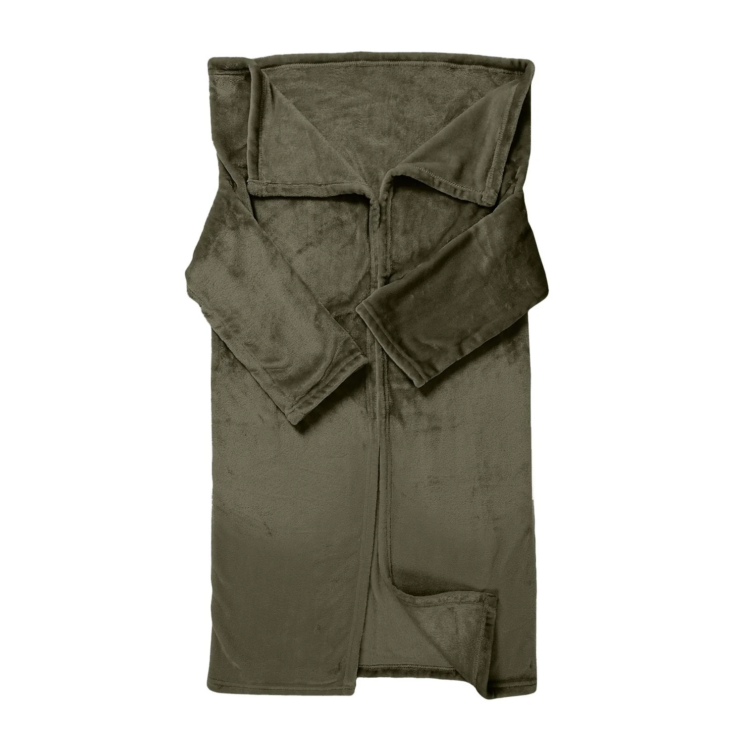 Plaid poncho adulte en fourrure double face, 90x75 CM - Image 20
