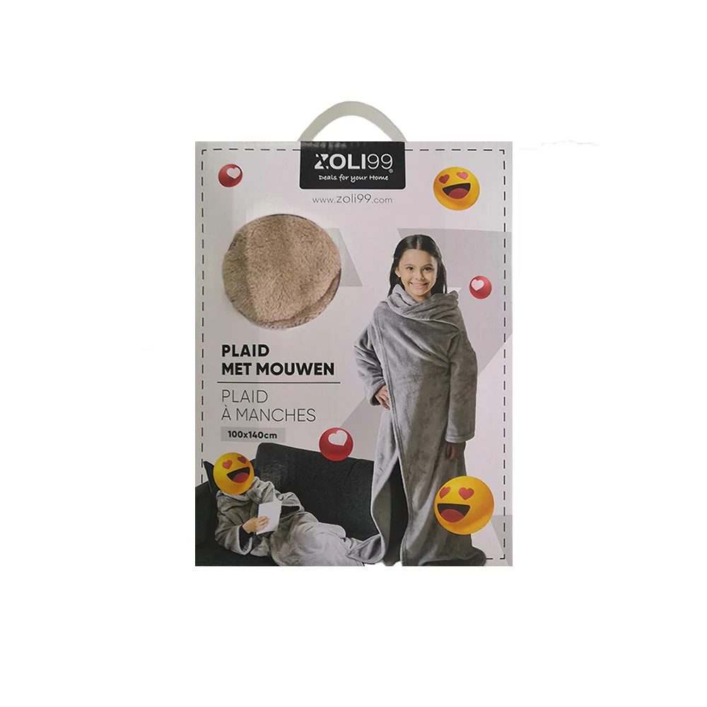 Plaid poncho enfant douceur , 100x140 CM - Image 5