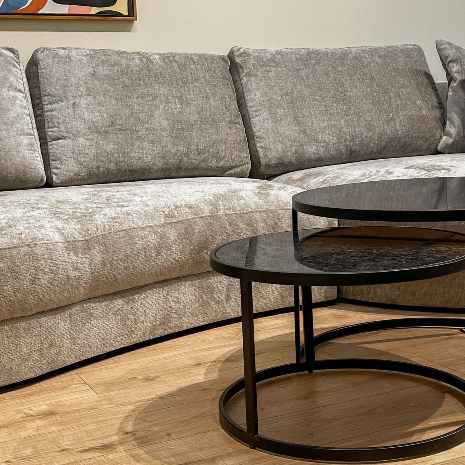 Set 2 tables basses , plateau en vrai marbre - Slawek - Image 37