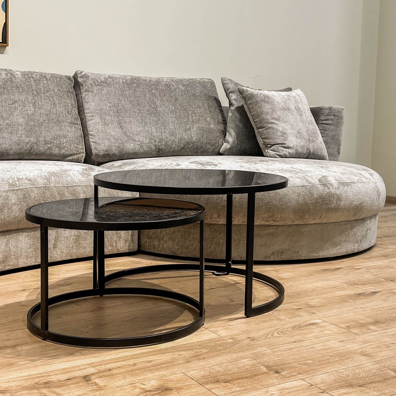 Set 2 tables basses , plateau en vrai marbre - Slawek - Image 42