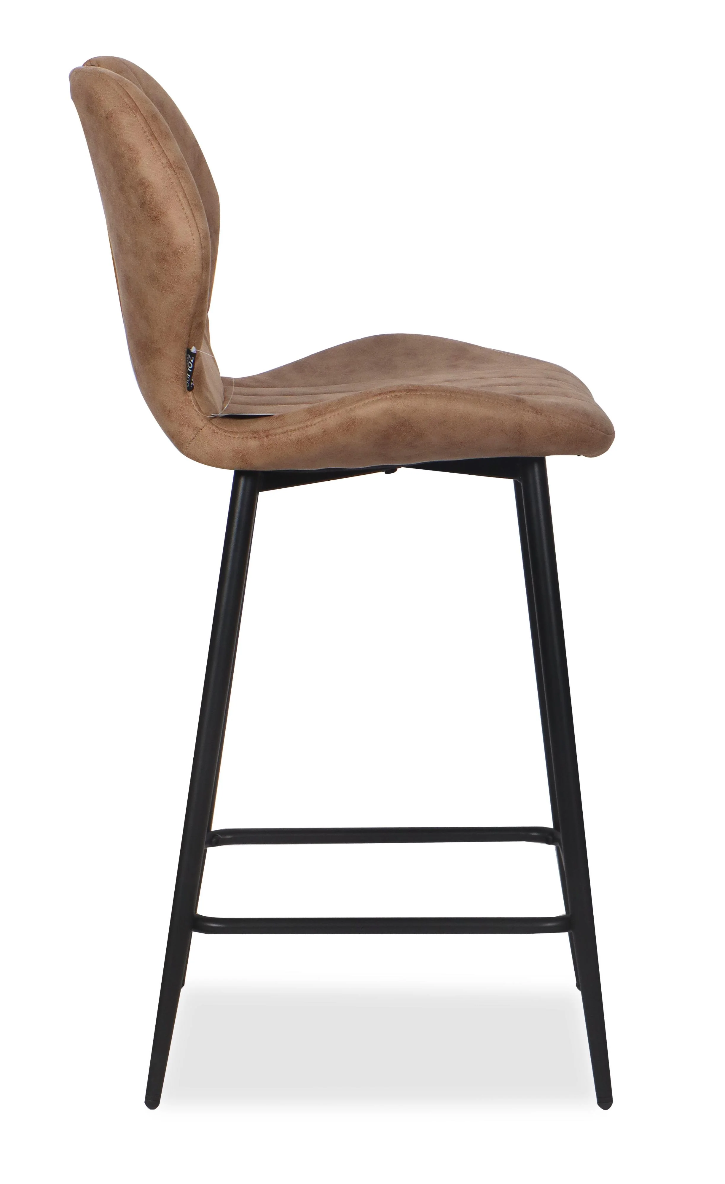 Chaise Haute Tabouret de bar en tissu anti tache, 60x48xH95CM - YAEL ( 65 cm hauteur assise) - Image 22