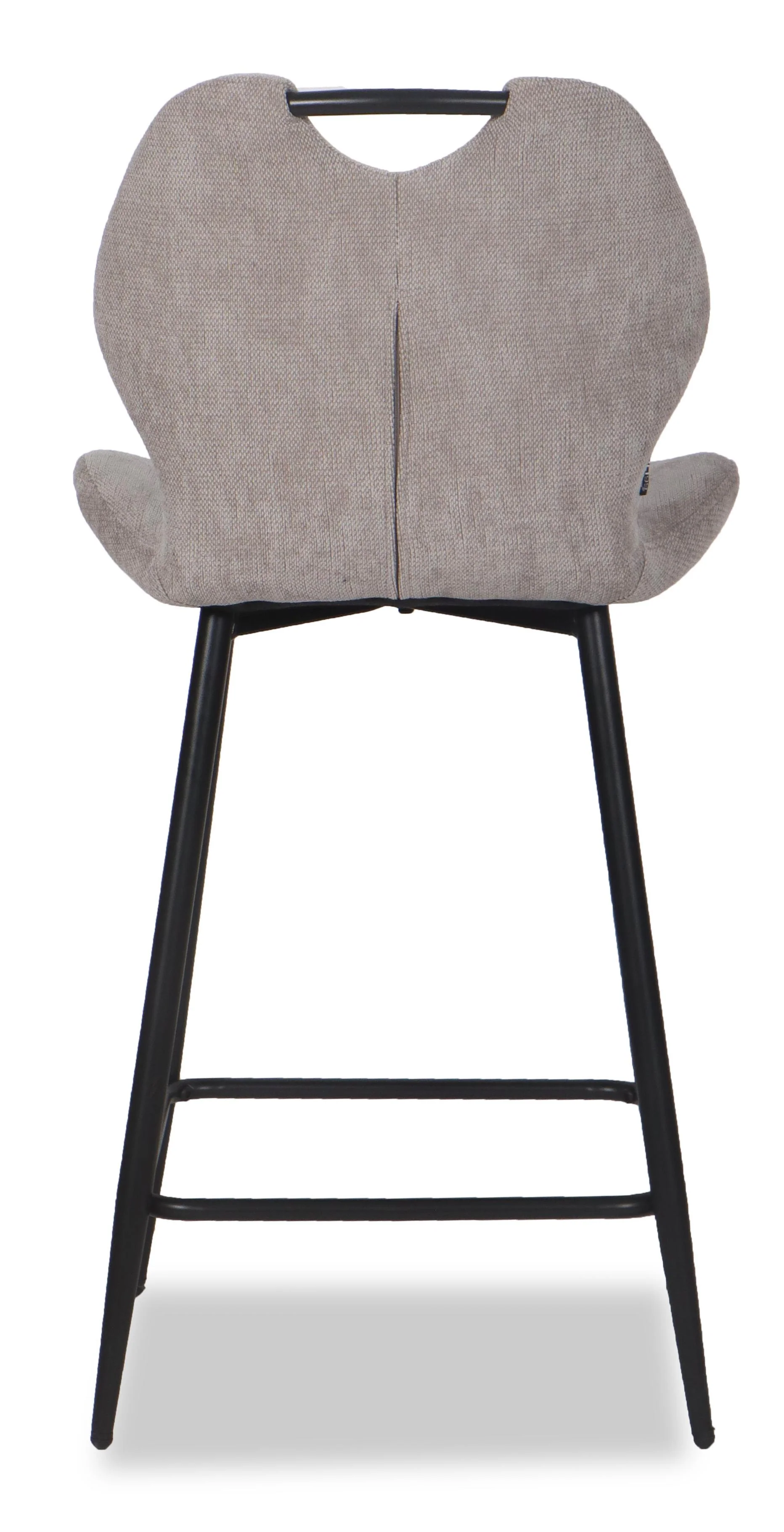Chaise Haute Tabouret de bar en tissu anti tache, 60x48xH95CM - YAEL ( 65 cm hauteur assise) - Image 6