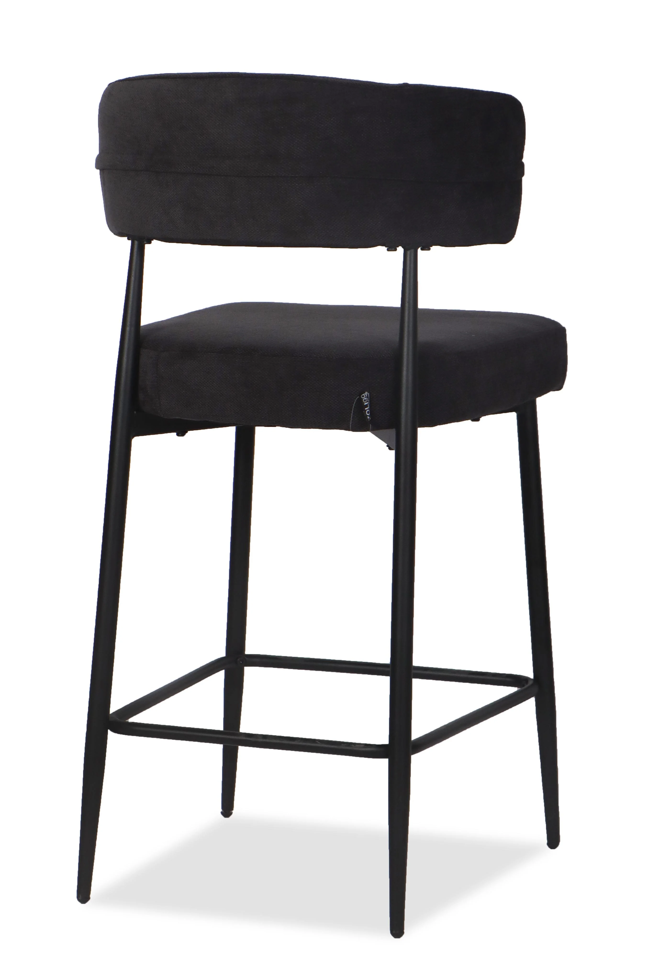 Chaise Haute Tabouret de bar en tissu anti tache, 51x51xH96CM - YAARA ( 65 cm hauteur assise) - Image 11