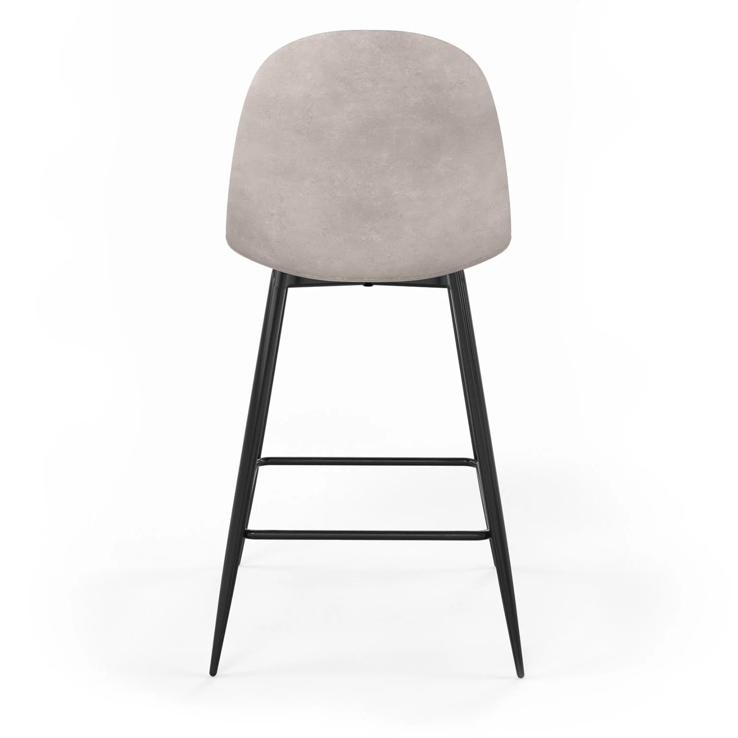 Tabouret de bar en velours pieds noirs, 41x51,5xH106 cm - KLARY - Image 35