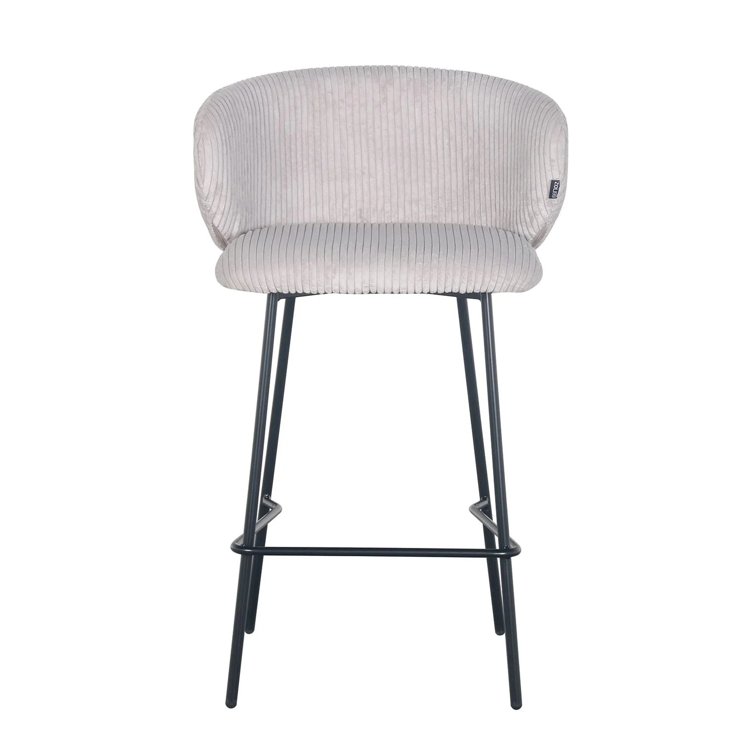 Tabouret de bar velours cotelé, 55x54xH87CM - ELISA - Image 22