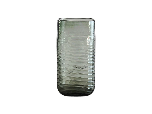 Vase en verre, 15,5x15,5xH30 cm - JAZ - Image 4